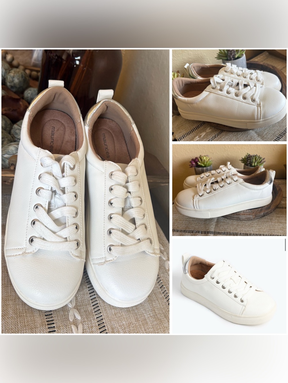 Maurice’s super Cush white sneakers size 7